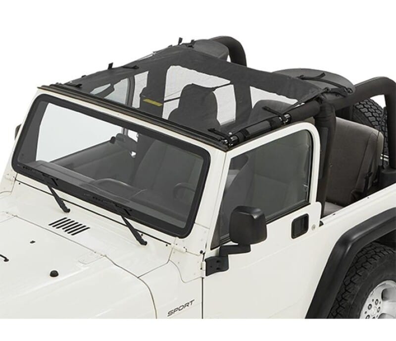 Bestop 97-06 Jeep Wrangler TJ Sun Targa Bikini (Mesh)