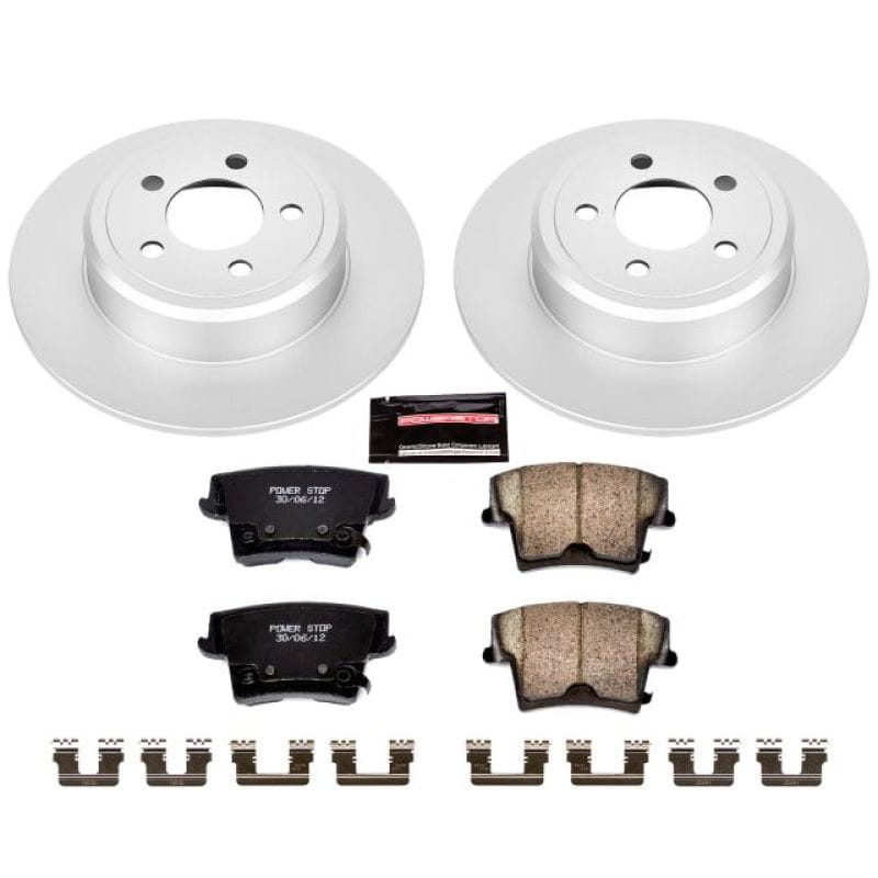 Power Stop 05-19 Chrysler 300 Rear Z17 Evolution Geomet Coated Brake Kit - CRK1719
