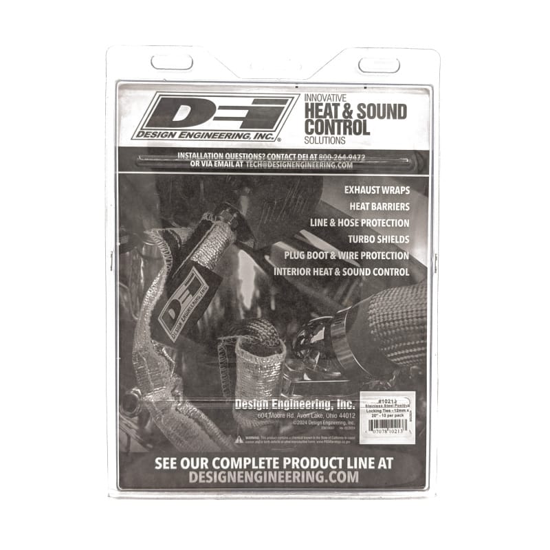 DEI Stainless Steel Positive Locking Tie 1/2in (12mm) x 20in - 10 per pack thumbnail 3