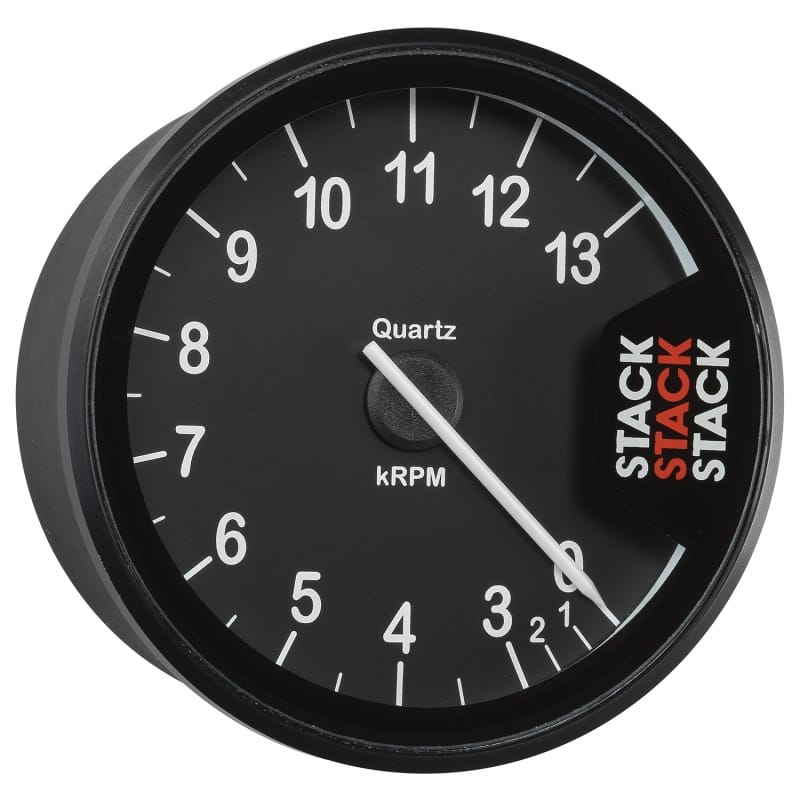 Autometer Stack Clubman Tachometer 80mm 0-3-13K RPM - Black thumbnail 5