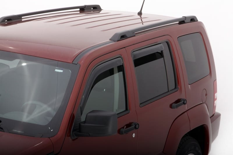 AVS 08-14 Jeep Liberty Ventvisor In-Channel Front & Rear Window Deflectors 4pc - Smoke thumbnail 3