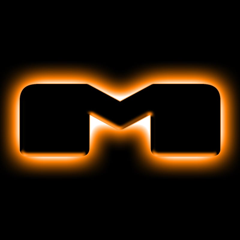 ORACLE Lighting Universal Illuminated LED Letter Badges - Matte Blk Surface Finish - M - 3141-M-005