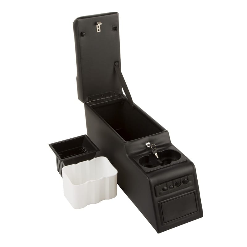 Rugged Ridge Ultimate Locking Console Black 76-95 Jeep CJ / Jeep Wrangler thumbnail 2