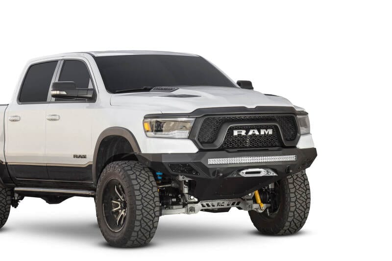 Addictive Desert Designs 2019 Ram Rebel 1500 Stealth Fighter Fr Bumper w/Winch&Parking Sensor Mounts thumbnail 3