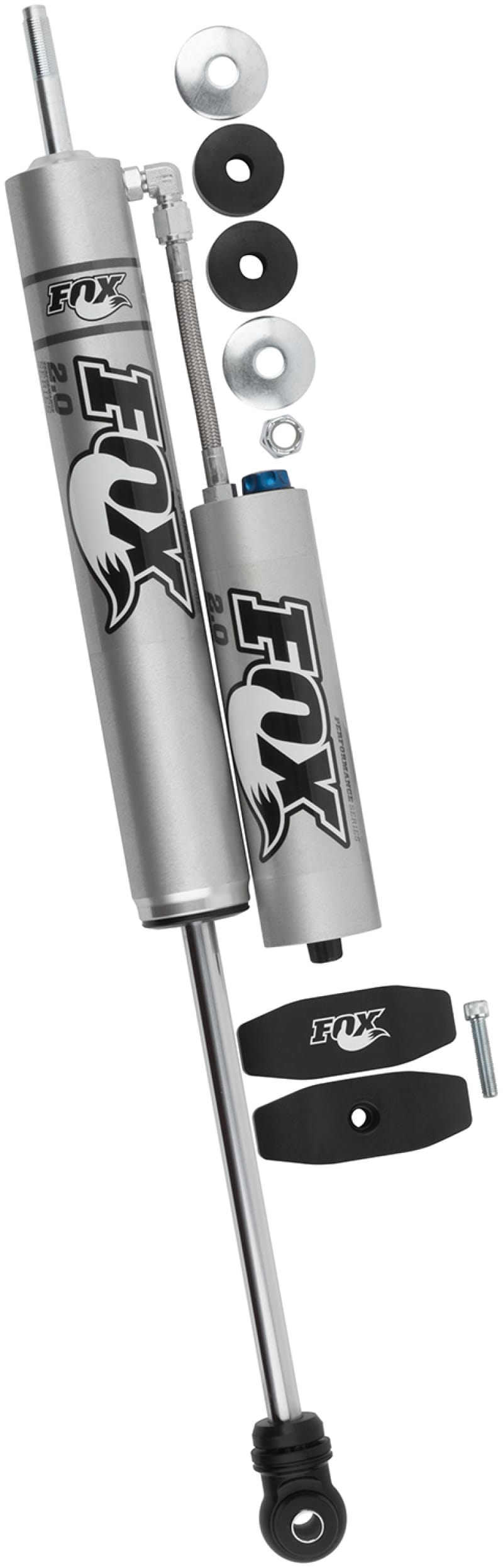 Fox 07+ Jeep JK 2.0 Factory Series 9.6in. Smooth Body R/R Front Shock w/CD Adj. / 1.5-3.5in. Lift thumbnail 3