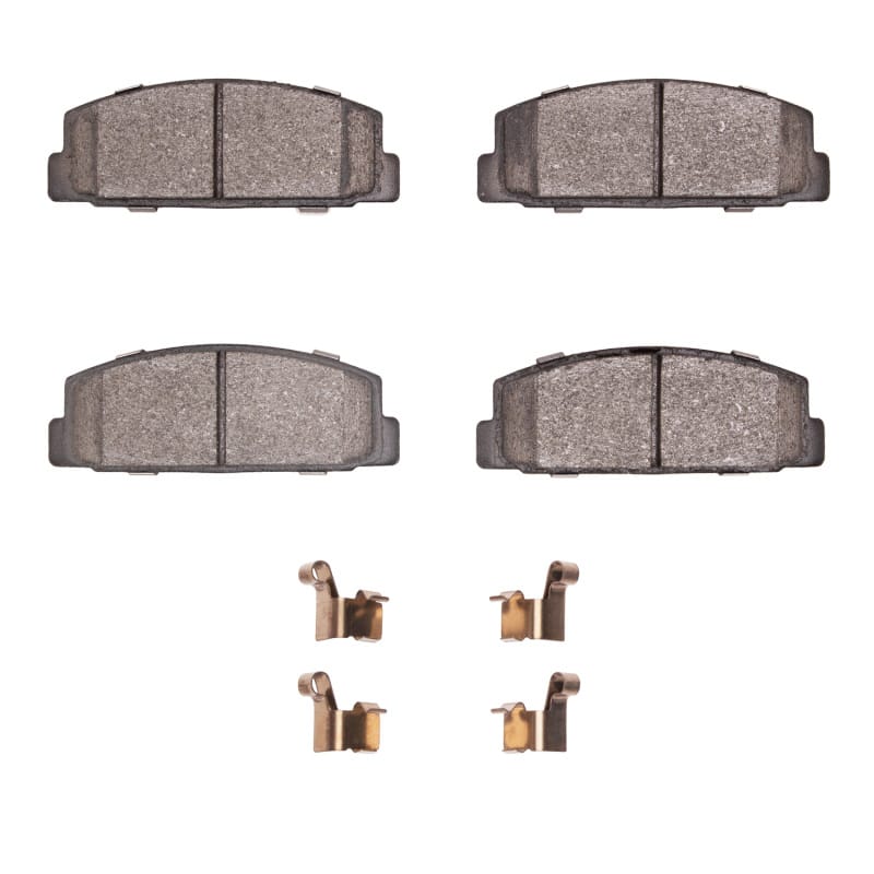 R1 84-89 Chrysler Conquest Rear Semi Met Pads & Hardware Kit
