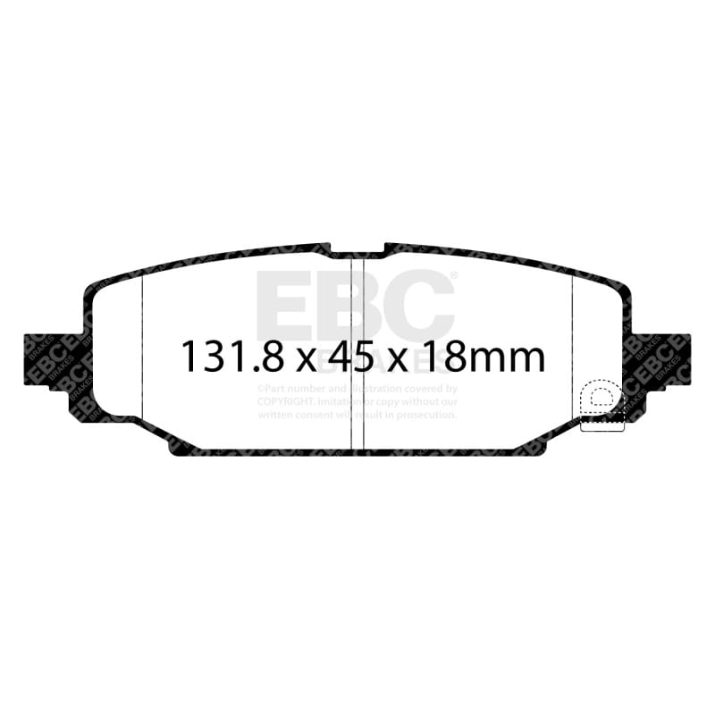 EBC 2018+ Jeep Wrangler (JL) Yellowstuff Rear Brake Pads - DP43101R