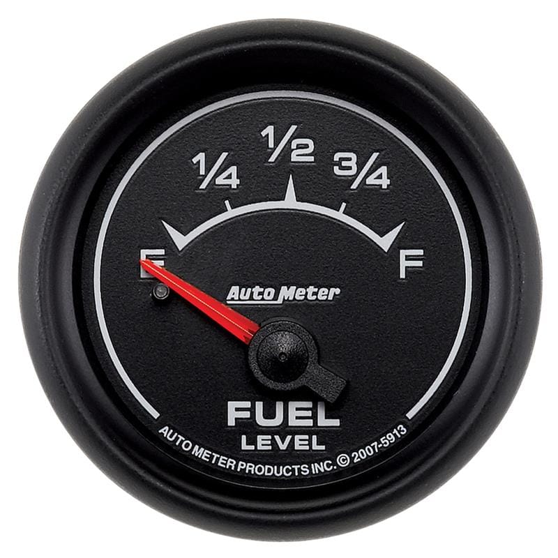 AutoMeter Gauge Fuel Level 2-1/16in. 0 Ohm(e) to 90 Ohm(f) Elec Es