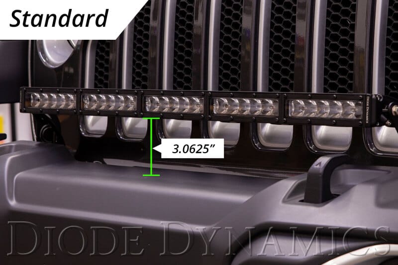 Diode Dynamics 18-21 Jeep JL Wrangler/Gladiator SS30 Bumper Bracket Kit - White Driving Dual thumbnail 10