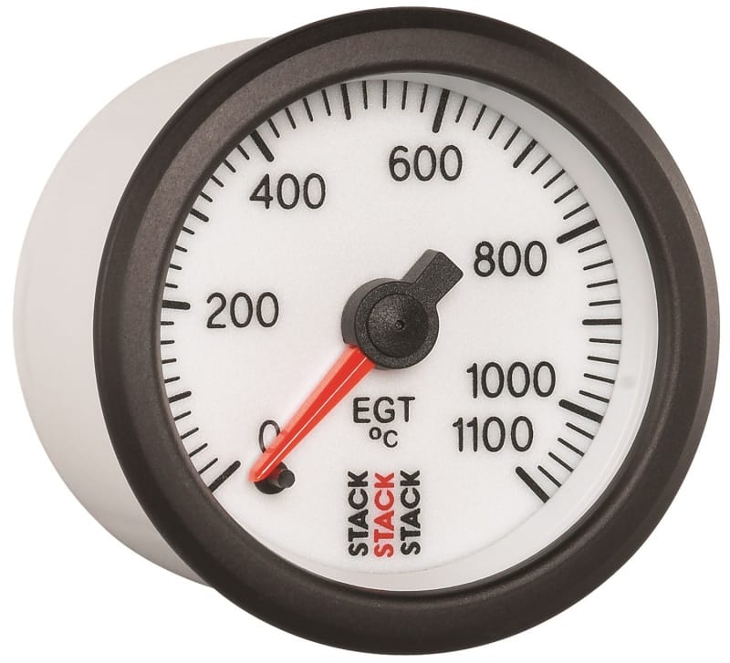 Autometer Stack 52mm 0-1100 Deg C Pro Stepper Motor Exhaust Gas Temp Gauge - White thumbnail 5