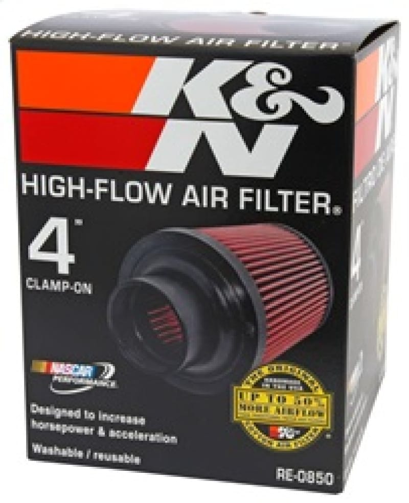 K&N Universal Air Filter (4in. Flange / 6in. Base OD / 4-5/8in. Top OD / 6in. Height) thumbnail 3