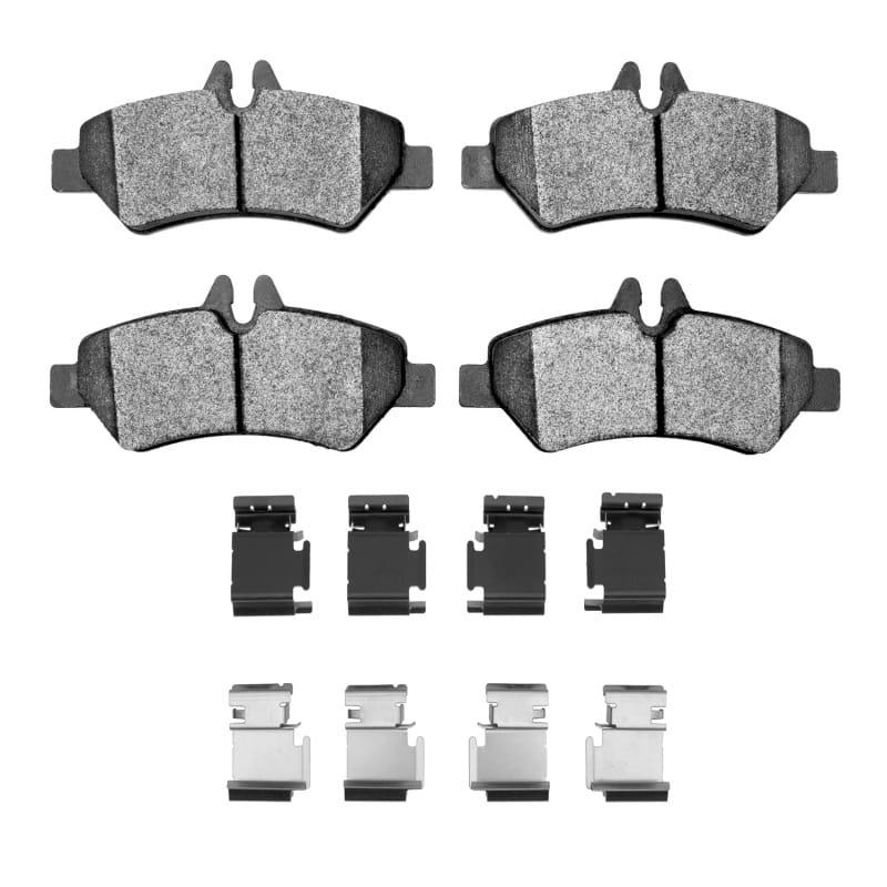 R1 06-18 Dodge Sprinter 3500 Rear Semi Met Pads & Hardware Kit - 2311-1317-01