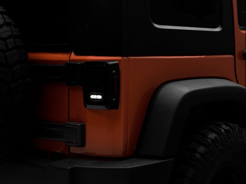 Raxiom 07-18 Jeep Wrangler JK LED Tail Lights- Black Housing (Smoked Lens) - J106751 thumbnail 2