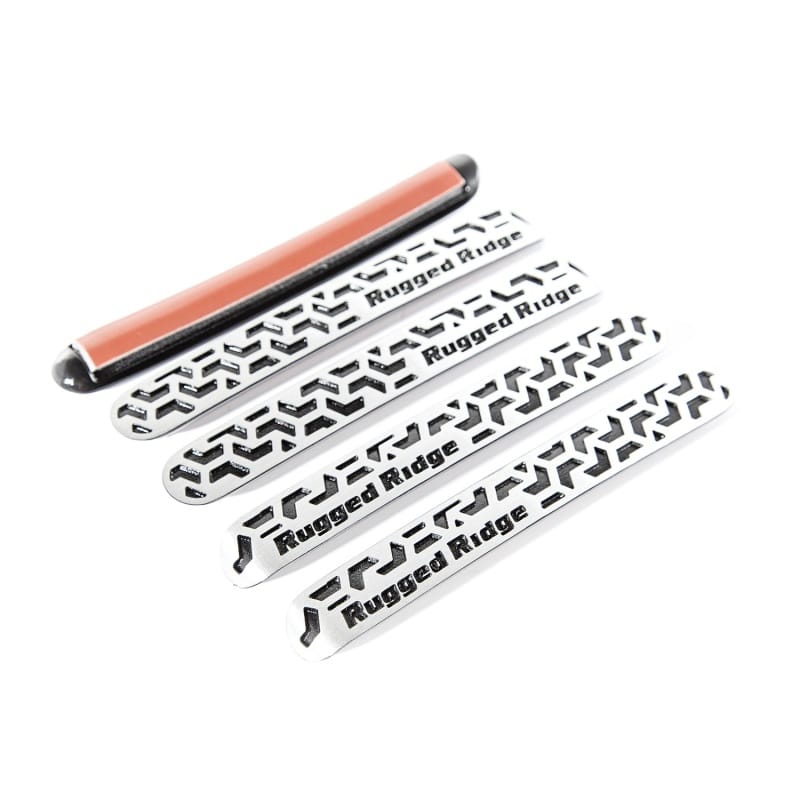 Rugged Ridge Elite Dr Hndle Insert Contrast Tread4D 07-18 Jeep Wrangler JK thumbnail 2