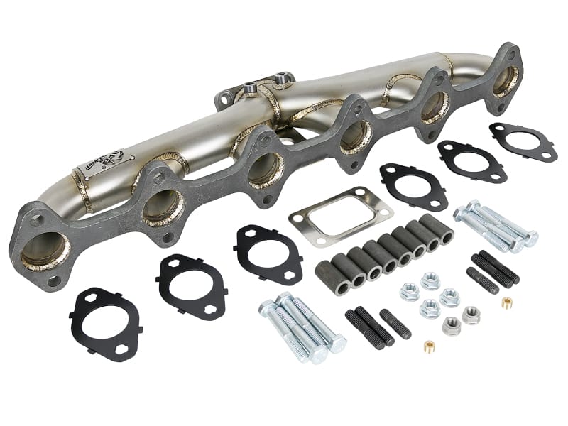 aFe Twisted Steel Header Turbo Manifold (T3) 98.5-02 Dodge Diesel Trucks L6 5.9L (td) thumbnail 3