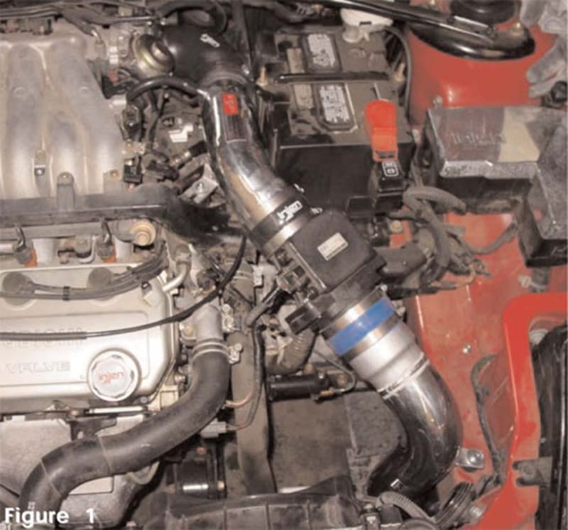 Injen 00-05 Eclipse / 00-03 Sebring / 00-04 Stratus R/T 3.0L V6 Black Cold Air Intake thumbnail 2