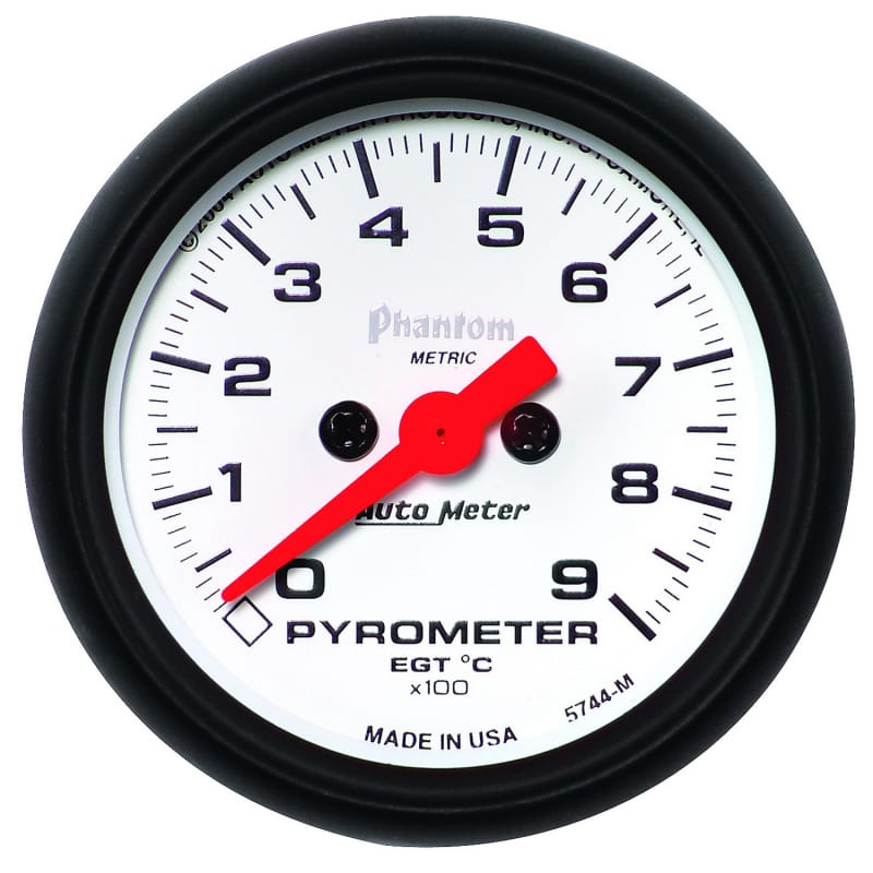 Autometer Phantom FSE 52mm 0-900 Deg C Electronic Gauge Kit thumbnail 2