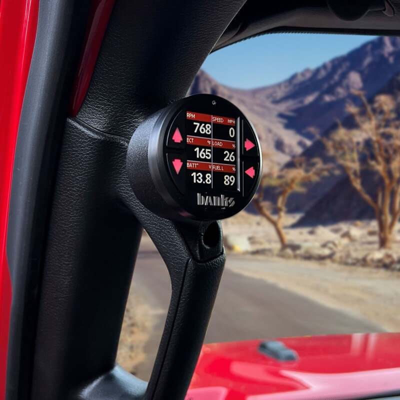 Banks Power 18-23 Jeep Wrangler/Gladiator - iDash Stealth Single Gauge Pod Kit thumbnail 7