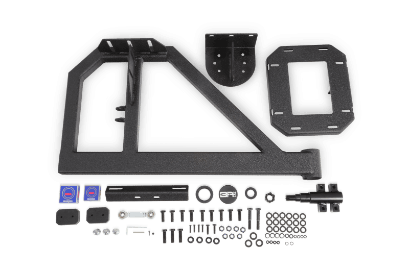 Body Armor 4x4 07-18 Jeep Wrangler JK Tire Carrier Single Action (Fits JK-2965 Bumper) thumbnail 2