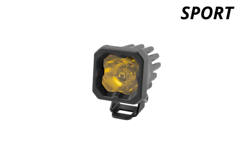 Diode Dynamics Stage Series C1 LED Pod Sport - Yellow Spot Standard ABL Each thumbnail 2