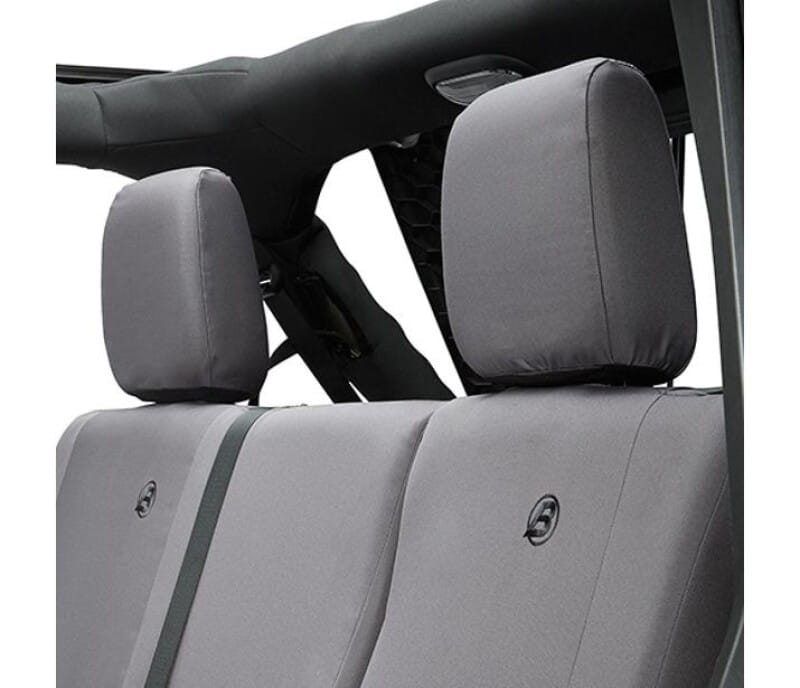 Bestop 13-18 Jeep Wrangler JK 4-Door Rear Seat Covers (Charcoal)
