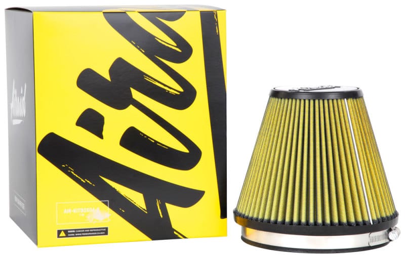 Airaid Universal Air Filter - Cone 6in Flange x 7-1/2in Base x 3-7/8in Top x 6in Height - 704-466
