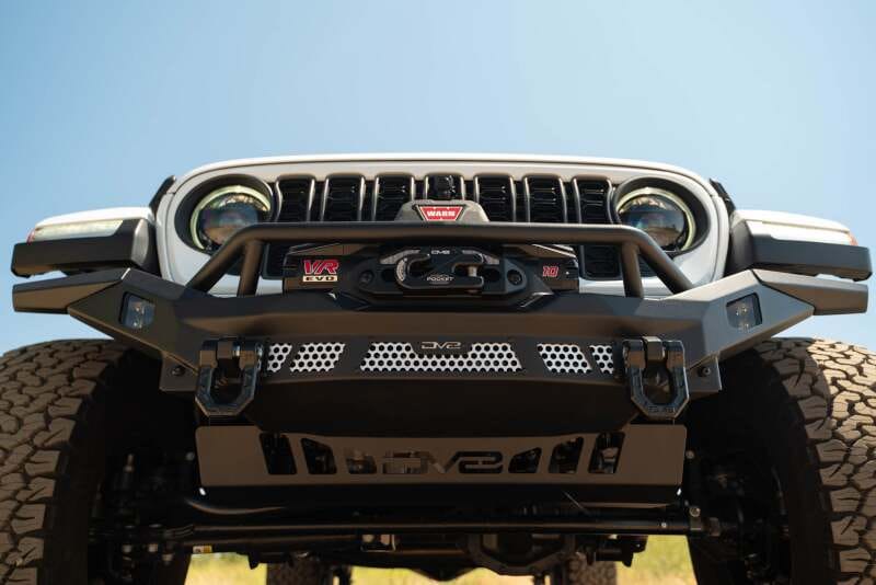 DV8 Offroad 07-18 Jeep Wrangler JK / 18-23 Wrangler JL / 20-23 Gladiator JT MTO Series Front Bumper thumbnail 3