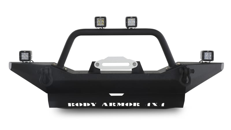 Body Armor 4x4 07-18 Jeep Wrangler JK Front Bumper Full Width thumbnail 3