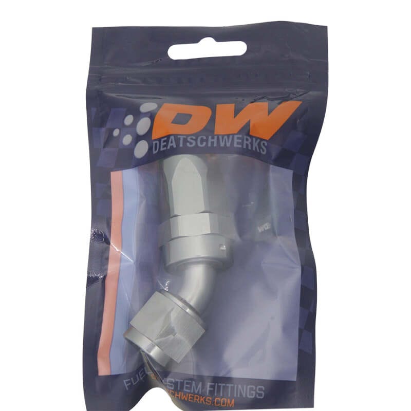 DeatschWerks 8AN Female Swivel 45-Degree Hose End CPE thumbnail 2