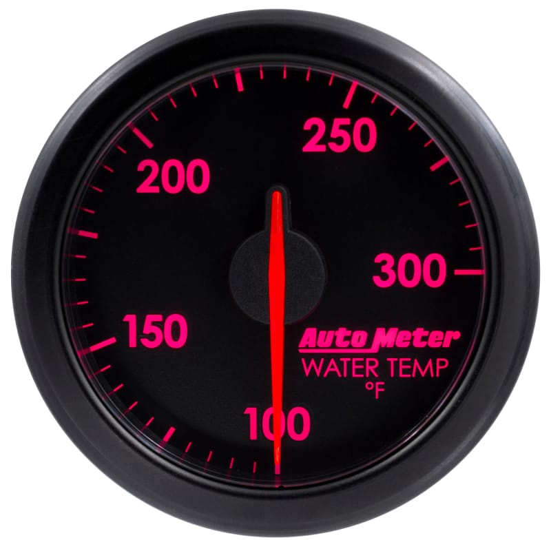 Autometer Airdrive 2-1/6in Water Temperature Gauge 100-300 Degrees F - Black thumbnail 5