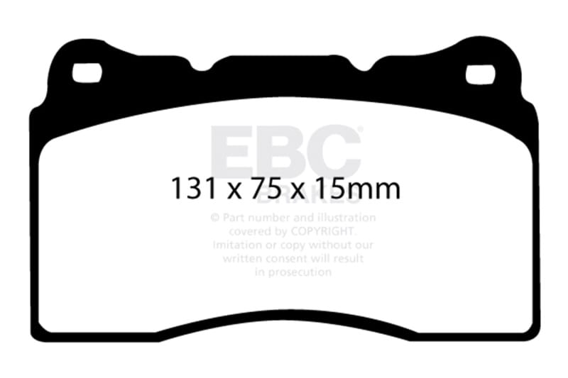 EBC Racing 17-21 Honda Civic Type-R (FK8) SR-11 Sintered Race Front Brake Pads