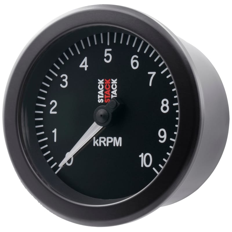 Autometer Stack Sport 88mm 0-10K RPM Tachometer - Black thumbnail 2