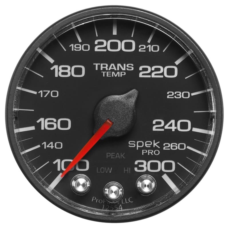 Autometer Spek-Pro 52.4mm 100-300 Deg F Digital Stepper Motor Trans Temp Gauge thumbnail 2