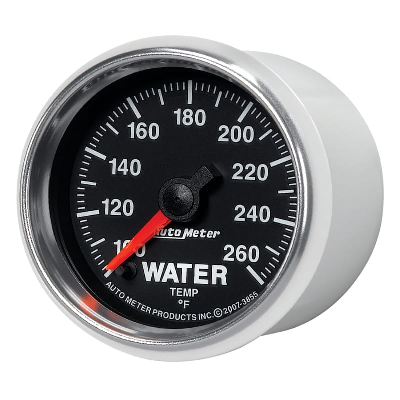 Autometer GS 100-260 degree Electronic Water Temperature Gauge thumbnail 2