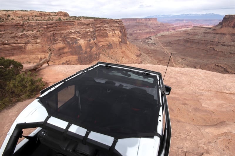 Rugged Ridge Eclipse Sun Shade Black Full 18-20 Jeep Wrangler JL 4-Dr thumbnail 3