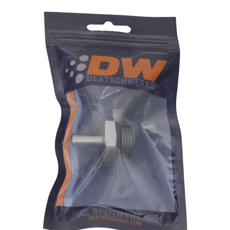 DeatschWerks 10AN ORB Male to 5/16in Male Barb Fitting - Anodized DW Titanium thumbnail 2
