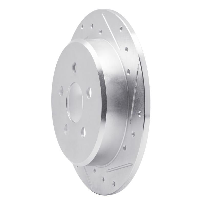 R1 95-03 Chrysler PT Cruiser Rear Right Drilled & Slotted Silver Brake Rotor thumbnail 2