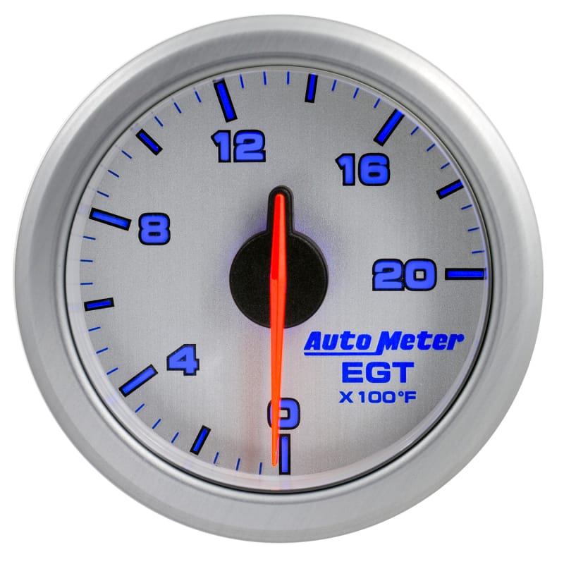 Autometer Airdrive 2-1/16in EGT Gauge 0-2000 Degrees F - Silver thumbnail 2