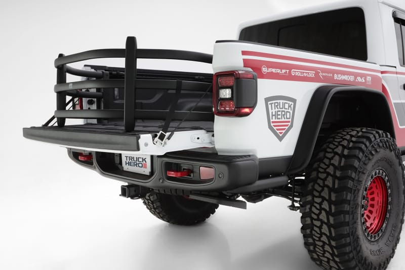 AMP Research 20-22 Jeep Gladiator (Does Not Work w/Tonneau Cvrs) BedXtender HD Sport - Black thumbnail 3