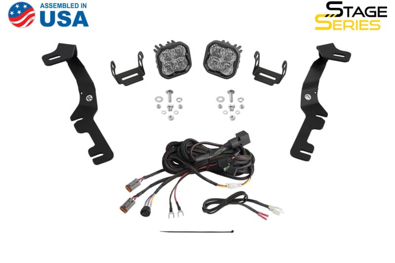 Diode Dynamics Stage Series Ditch Light Kit for 2019-Present Ram SS3 - Yellow Pro Combo thumbnail 5