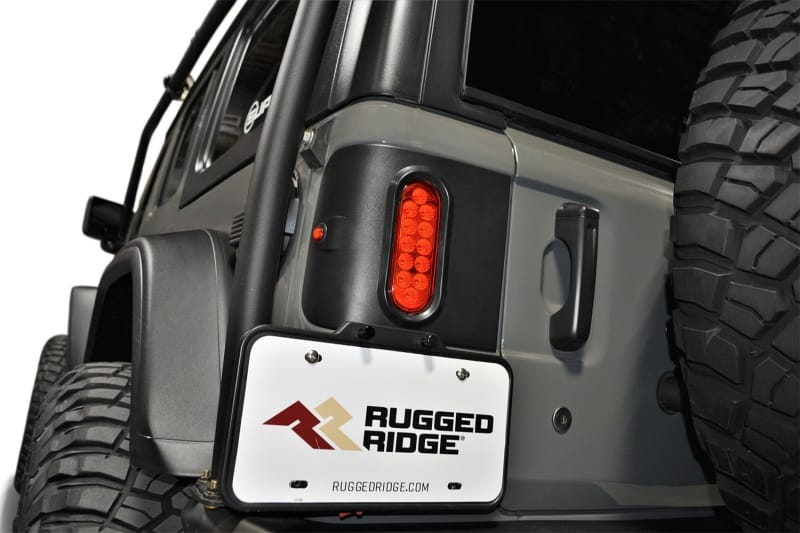 Rugged Ridge 18-24 Jeep Wrangler JL/JLU Flush Mount Tail Light (Pair) - Blk