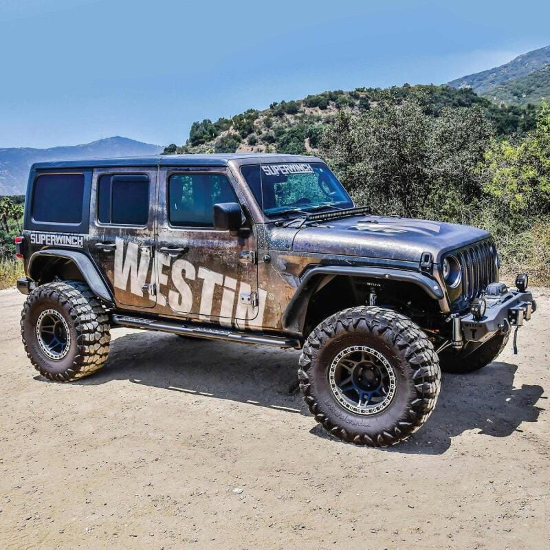 Westin 18-23 Jeep Wrangler JL Unlimited 4dr Rock Slider - Textured Black thumbnail 3