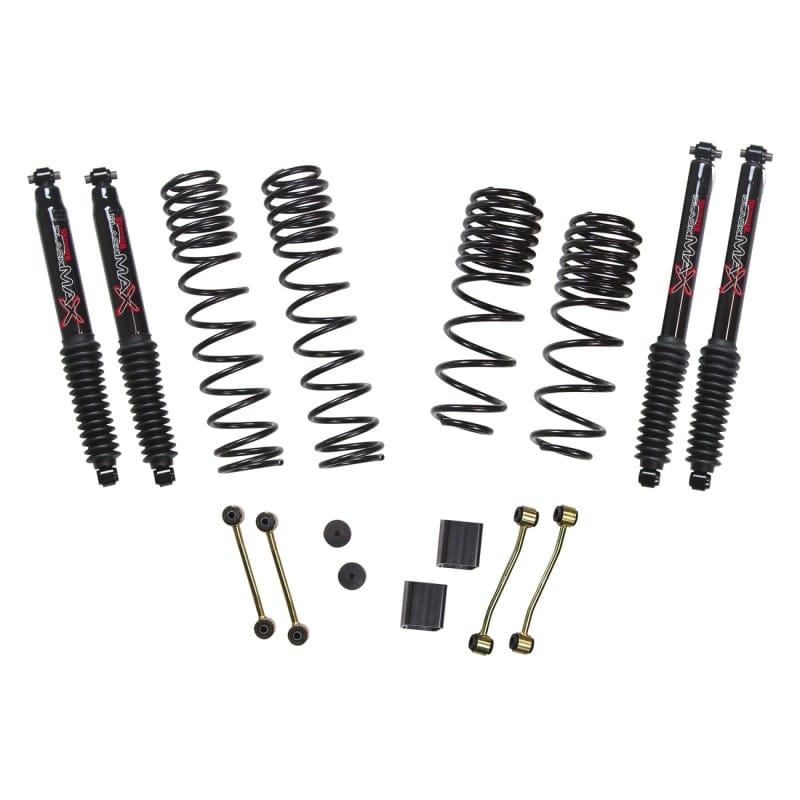 Skyjacker 2020 Jeep JL 4WD Diesel 2.5in Dual Rate Long Travel Sus Lift Kit w/ Black Max Shocks thumbnail 2