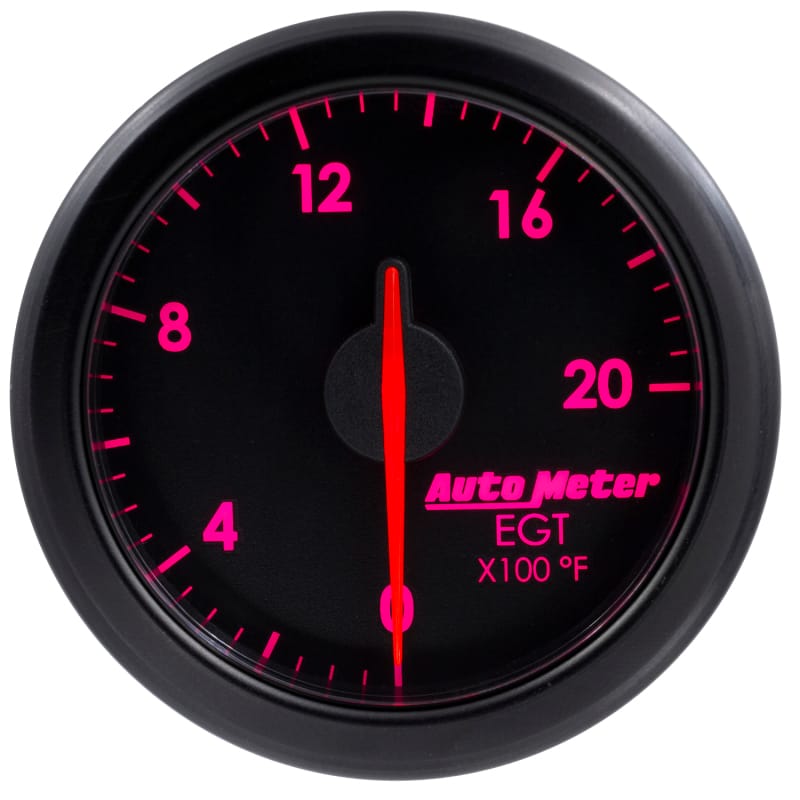 Autometer Airdrive 2-1/16in EGT Gauge 0-2000 Degrees F - Black thumbnail 5