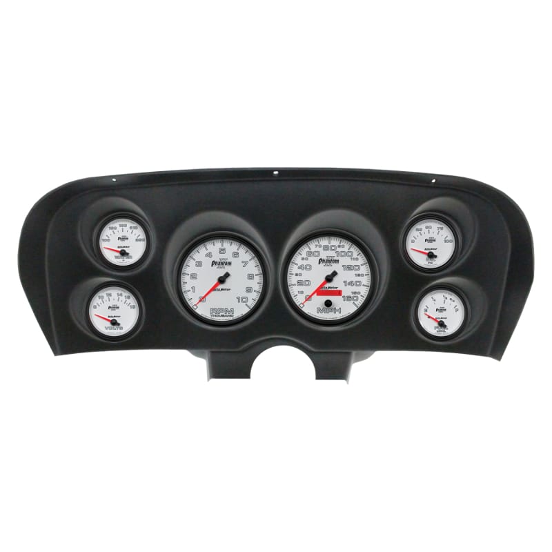 Autometer Phantom II Direct Fit Dash Kit 69-70 Ford Mustang (2 x 5in. / 4 x 2-5/8in.)