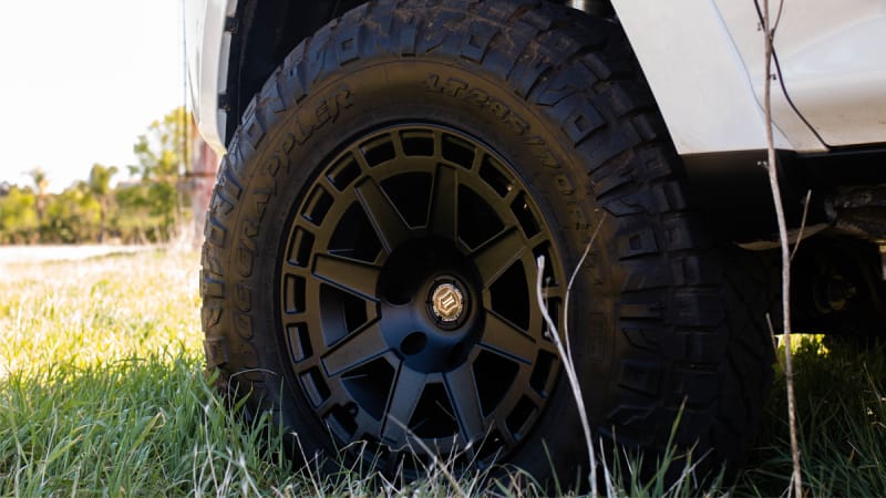 ICON Compass 17x8.5 5x5 -6mm Offset 4.5in BS Satin Black Wheel thumbnail 4