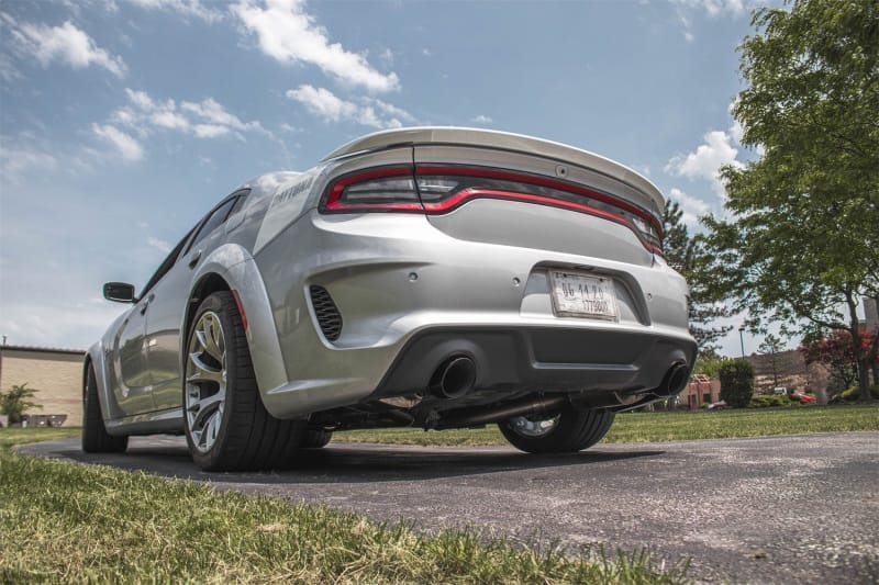 Corsa 2015-2023 Charger SRT/Hellcat/Redeye 2.75in Valved Catback DRE w/ Single 4.5in Blk PVD Tips thumbnail 3