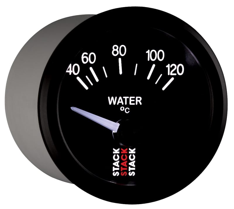 Autometer 52mm Stack Instruments 40-120 Degree C Electric Water Temperature Gauge - Black thumbnail 6