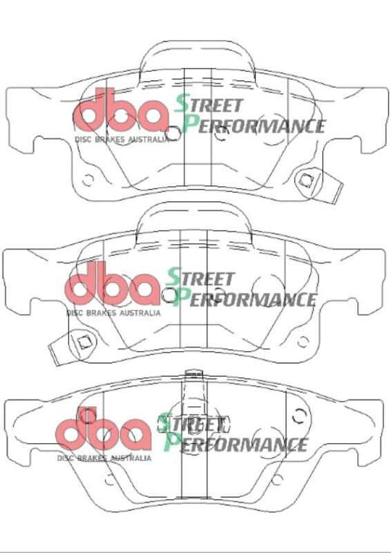 DBA 10-15 Camaro SP500 Front Brake Pads thumbnail 2