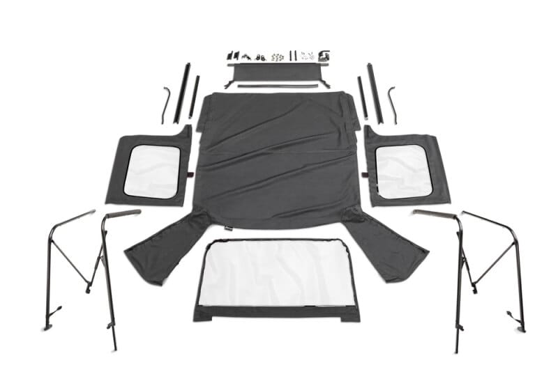 Rampage 86-95 Jeep Wrangler CJ7/YJ Complete Top - Black Diamond